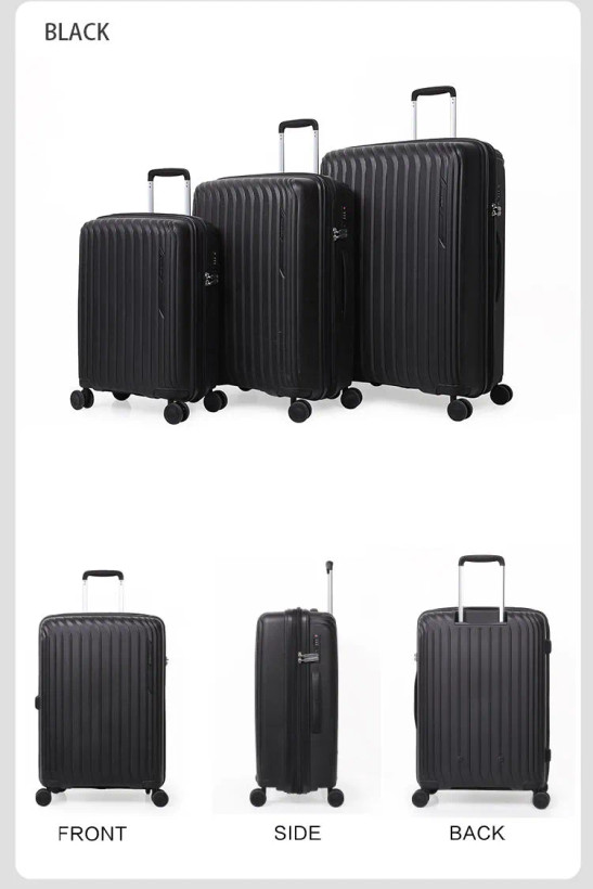 ست چمدان پلیپروپیلن نشکن برند گوبی لندن مدل GB-2401 (GoBy London Spinner Suitcase Set)